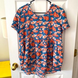 Floral blouse from Downeast Clothing.